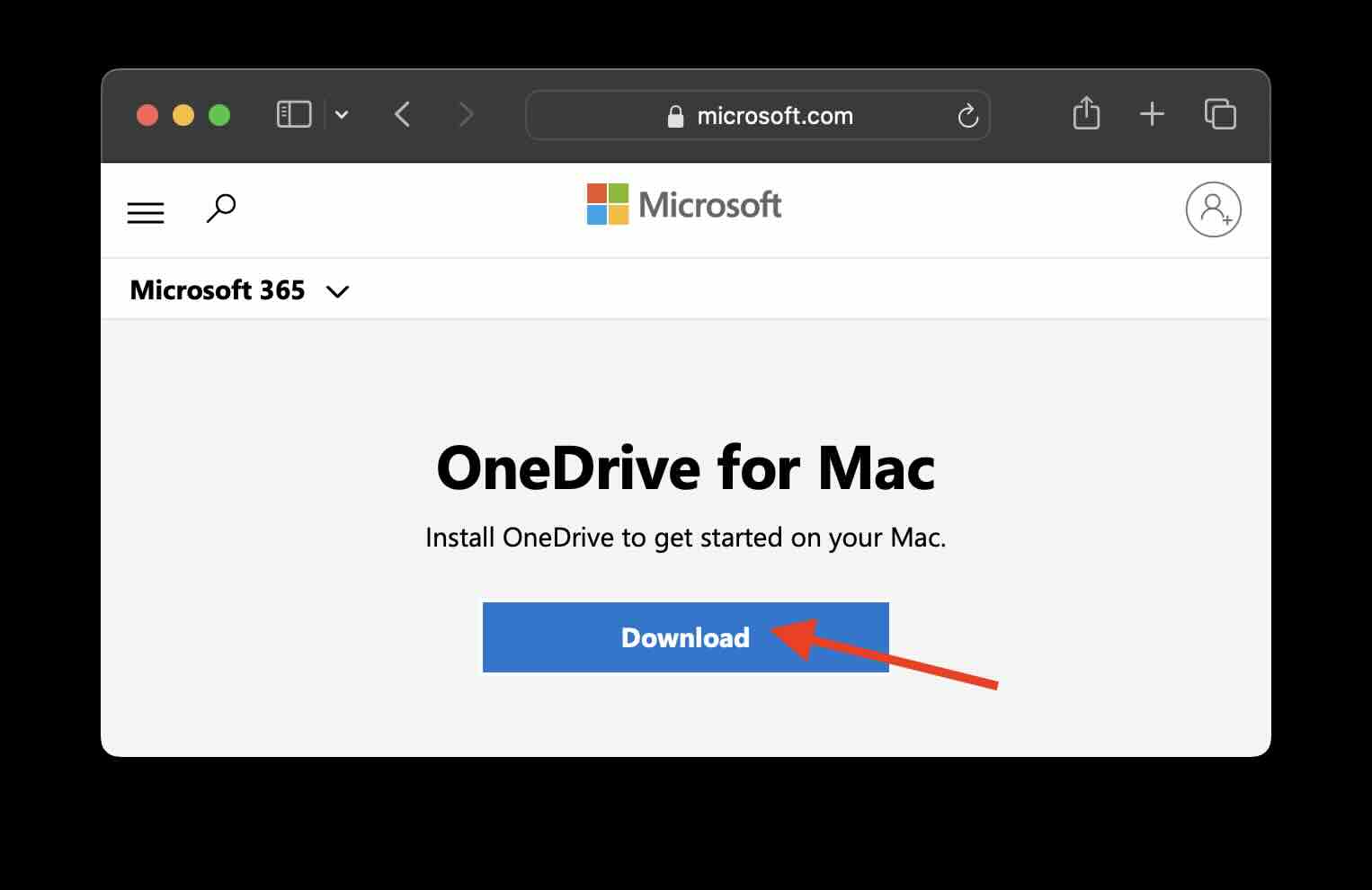 Download OneDrive on Mac Sonoma 14